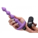 Bang! Vibrating Silicone Anal Beads & Remote Purple