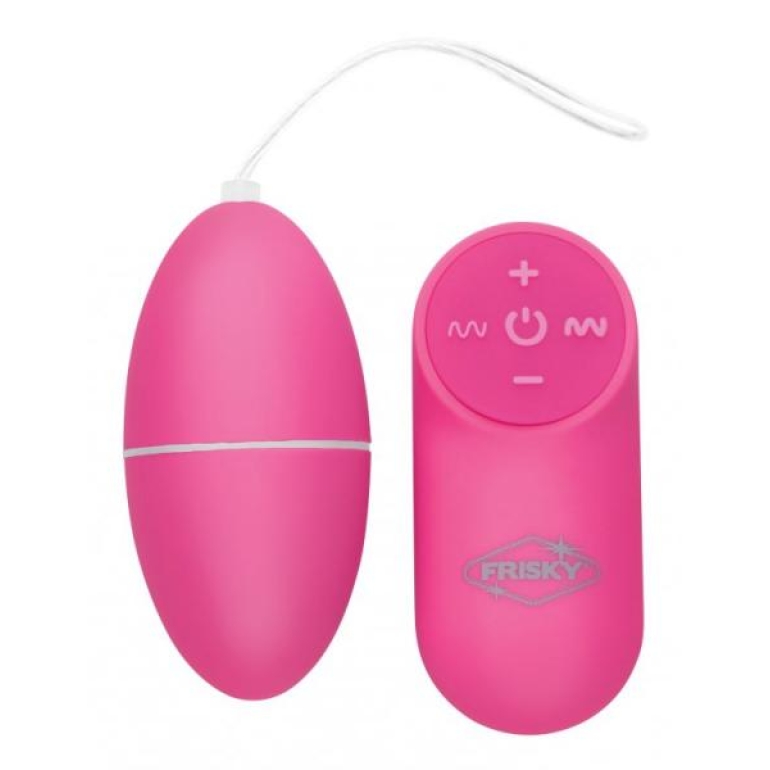 Frisky Scrambler 28x Vibrating Egg W/ Remote Pink