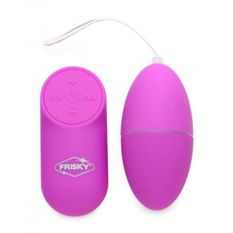 Frisky Scrambler 28x Vibrating Egg W/ Remote Purple