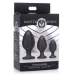 Master Series Triple Juicers Anal Trainer Set Black