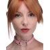 Master Series Kinky Kitty Ring Slim Choker Pink