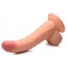 Pop 7.5in Dildo W/ Balls Light Nude