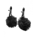 Charmed Pom Pom Nipple Clamps Black