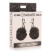 Charmed Pom Pom Nipple Clamps Black