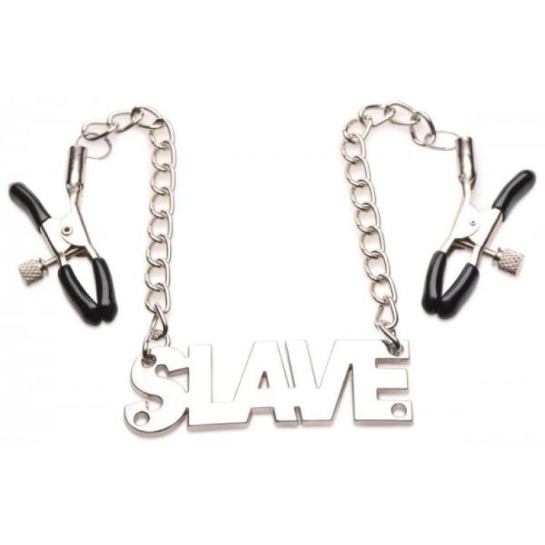 Master Series Enslaved Chain Nipple Clamps Silver