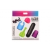 Bang! Rechargeable Bullet W/ 4 Attachments Multi-Color