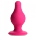 Squeeze-it Tapered Anal Plug Pink Small