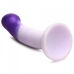 Strap U G-swirl G-spot Dildo Silicone Purple
