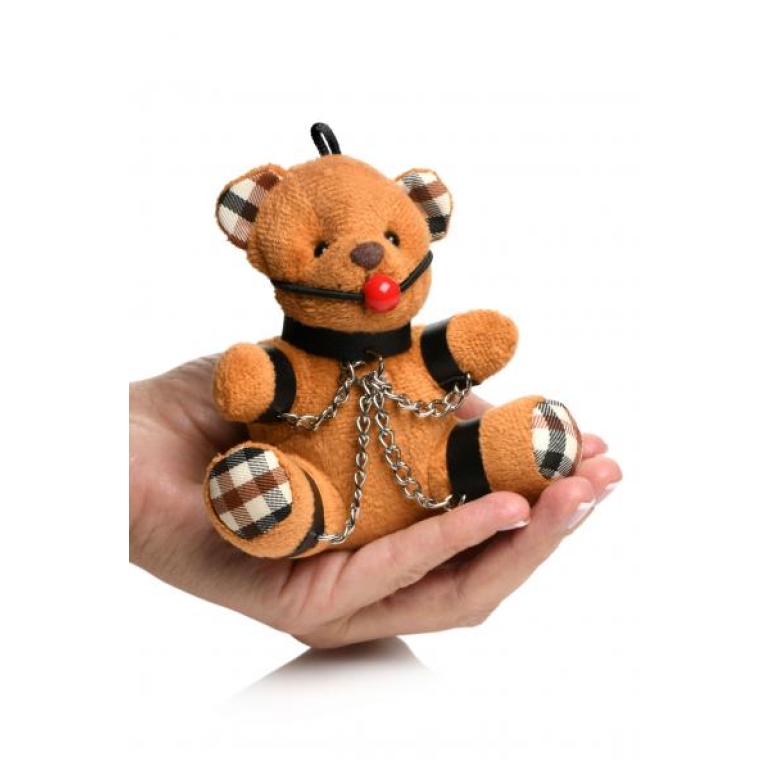 Master Series Gagged Teddy Bear Keychain