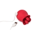 Bloomgasm The Rose Fondle 10x Massaging Rose Clit Stimulator Red