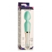 Prisms Vibra-glass 10x Turquoise Glass Wand Dual End Green