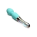 Prisms Vibra-glass 10x Turquoise Glass Wand Dual End Green