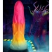 Creature Peniss Shape Shifter Alien Silicone Dildo Rainbow