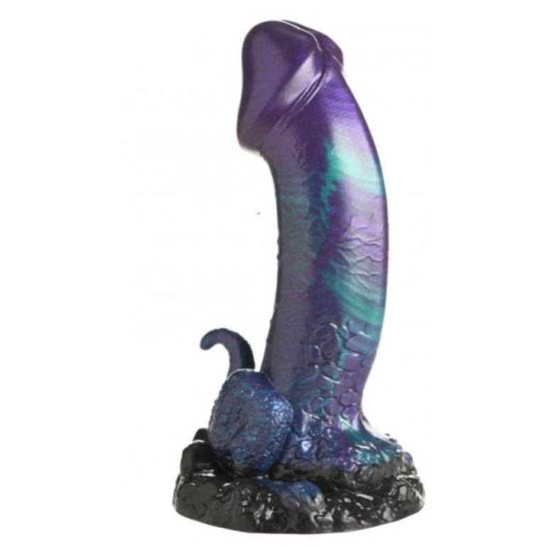 Creature Peniss Dino-dick Dinosaur Silicone Dildo Purple