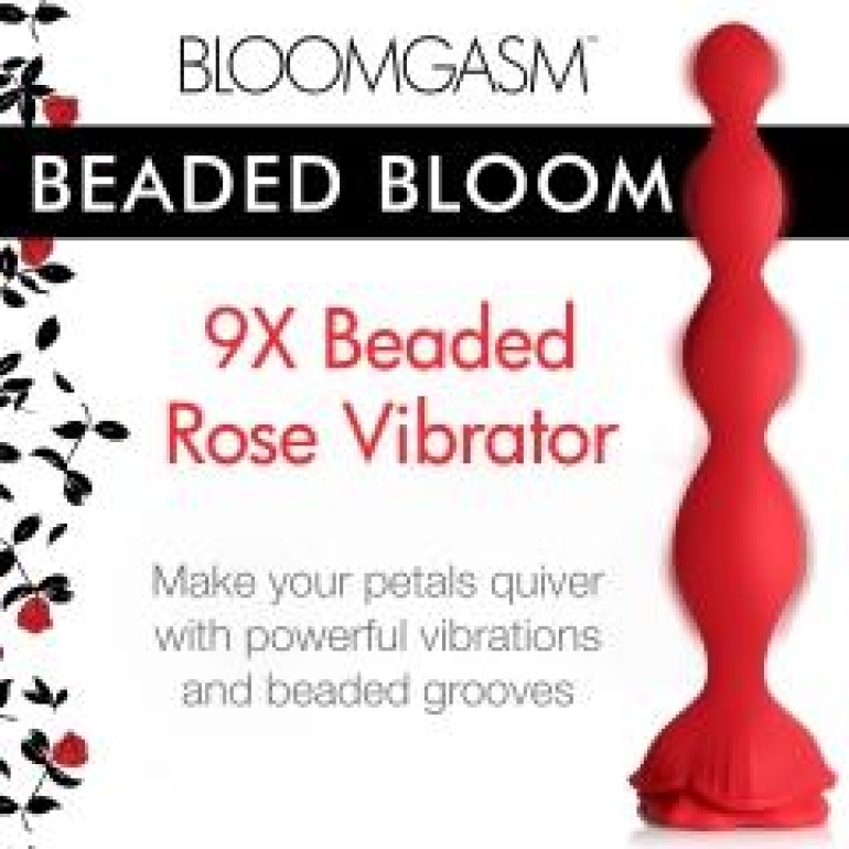 Bloomgasm Beaded Bloom 9x Rose Red