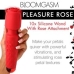 Bloomgasm Pleasure Rose Wand 10x W/ Rose Attachment Red