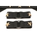 Master Series Elastic Chest Harness W/ Arm Bands S/m Gold