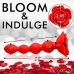 Bloomgasm Rose Twirl Vibrating & Rotating 10x Anal Beads Red