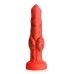 Creature Peniss Fire Hound Silicone Dildo Medium Red