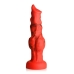 Creature Peniss Fire Hound Silicone Dildo Medium Red