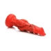 Creature Peniss Fire Hound Silicone Dildo Medium Red