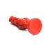 Creature Peniss Fire Hound Silicone Dildo Medium Red