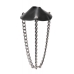 Leather Parachute Ball Stretcher Black