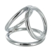 The Triad Chamber Penis And Ball Ring Medium Silver