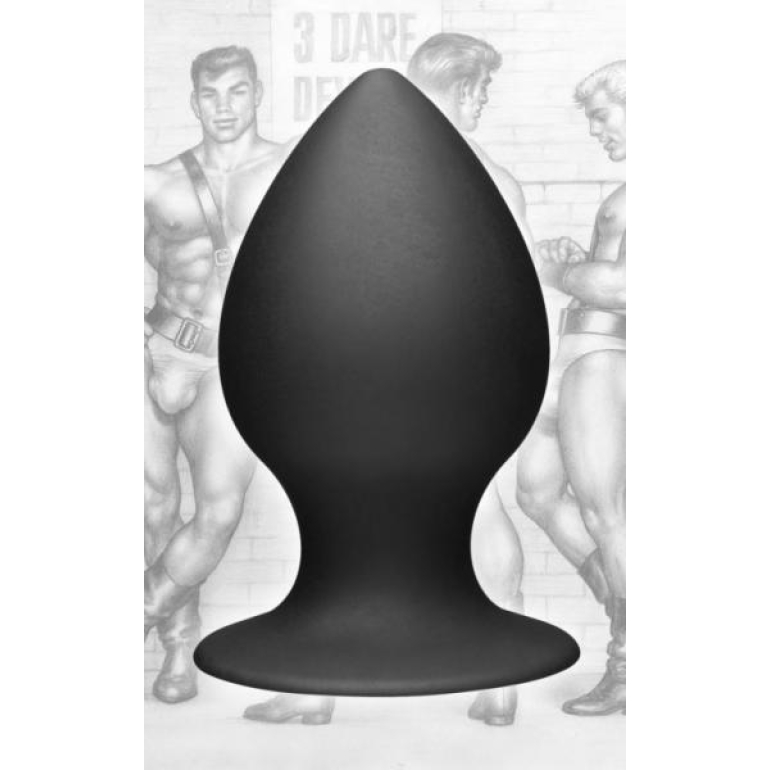 Tom Of Finland XL Silicone Anal Plug Black