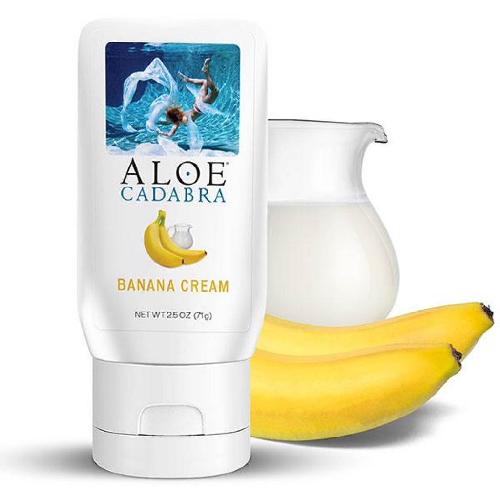 Aloe Cadabra Organic Lube - Banana Cream - 2.5 Oz