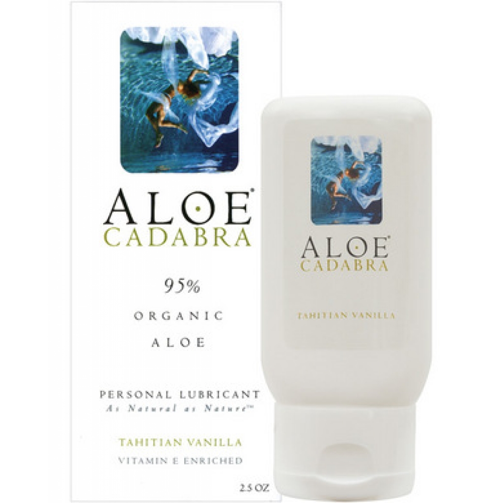 Aloe Cadabra Organic Lubricant - Vanilla 2.5 oz