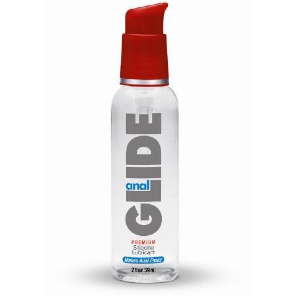 Anal Glide Silicone Lubricant - 2 oz Pump