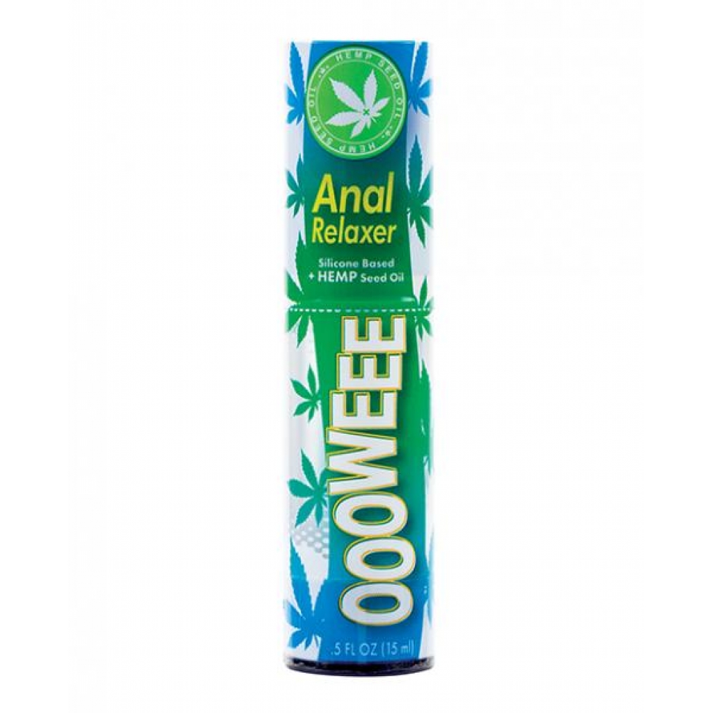 Oooweee Anal Relaxing Silicone Lube with Hemp Seed Oil - 0.5 Oz