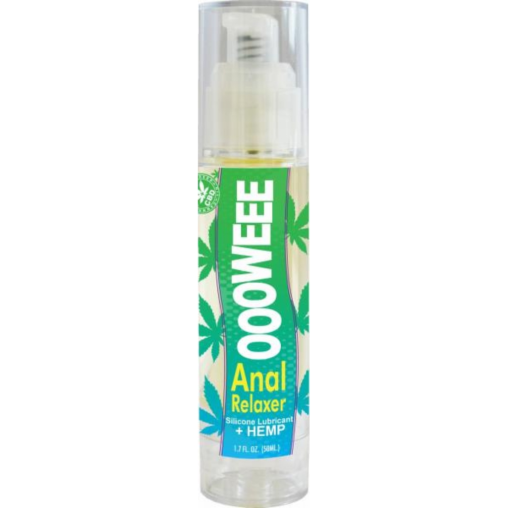 Oooweee Anal Relaxing Silicone Lubricant with Hemp Seed Oil - Comfort and Pleasure