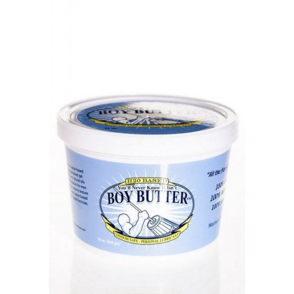 Boy Butter H2O Formula 16oz Tub - The Ultimate Water-Based Lubricant