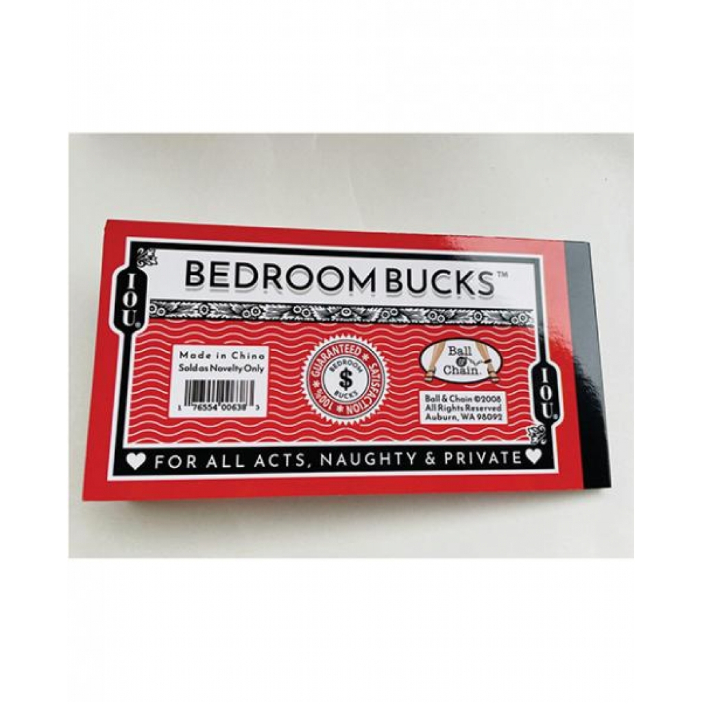 Bedroom Bucks Coupon Book - 30 Naughty Coupons