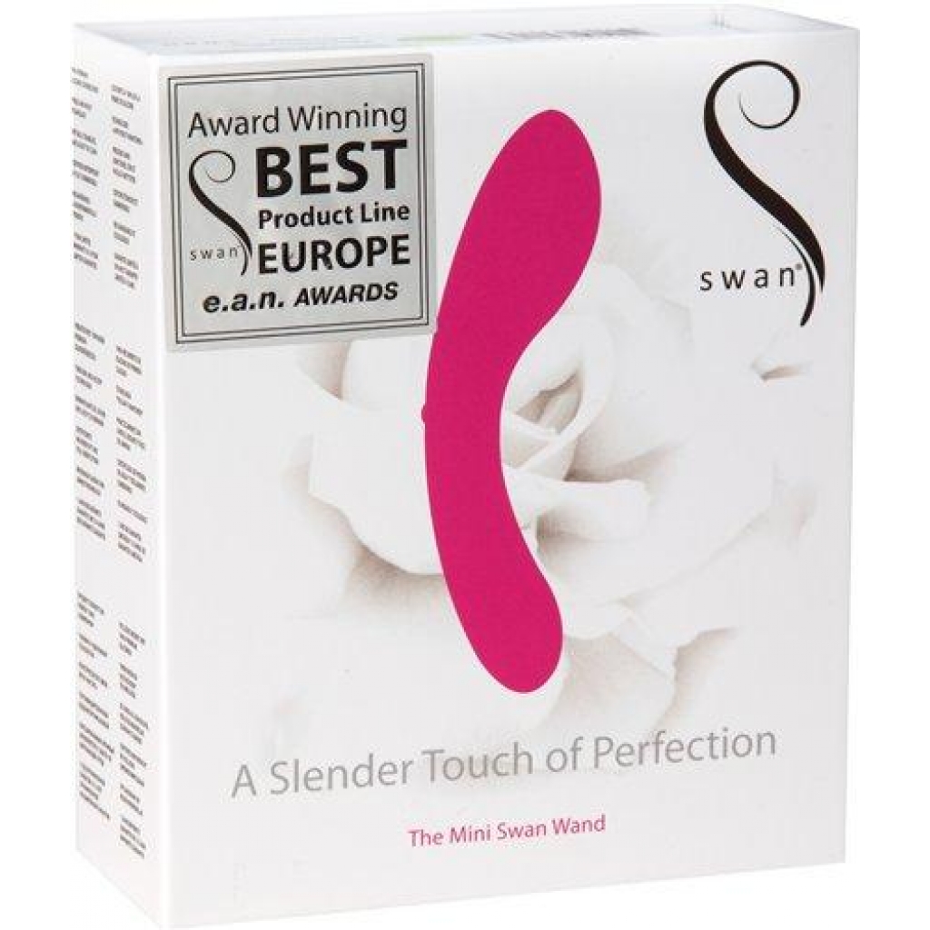 Mini Swan Wand 4.75 inches Pink Vibrator