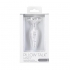 Elegant Translucent Glass Anal Plug - 4 Inches