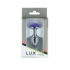 Lux Active Purple Rose 3.5-Inch Metal Butt Plug - Small