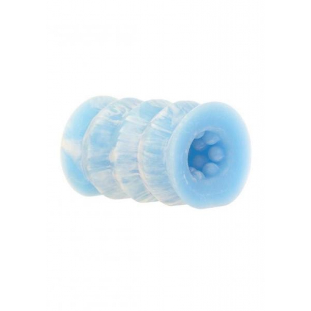 Addiction Silicone Stroker - Glow In The Dark White