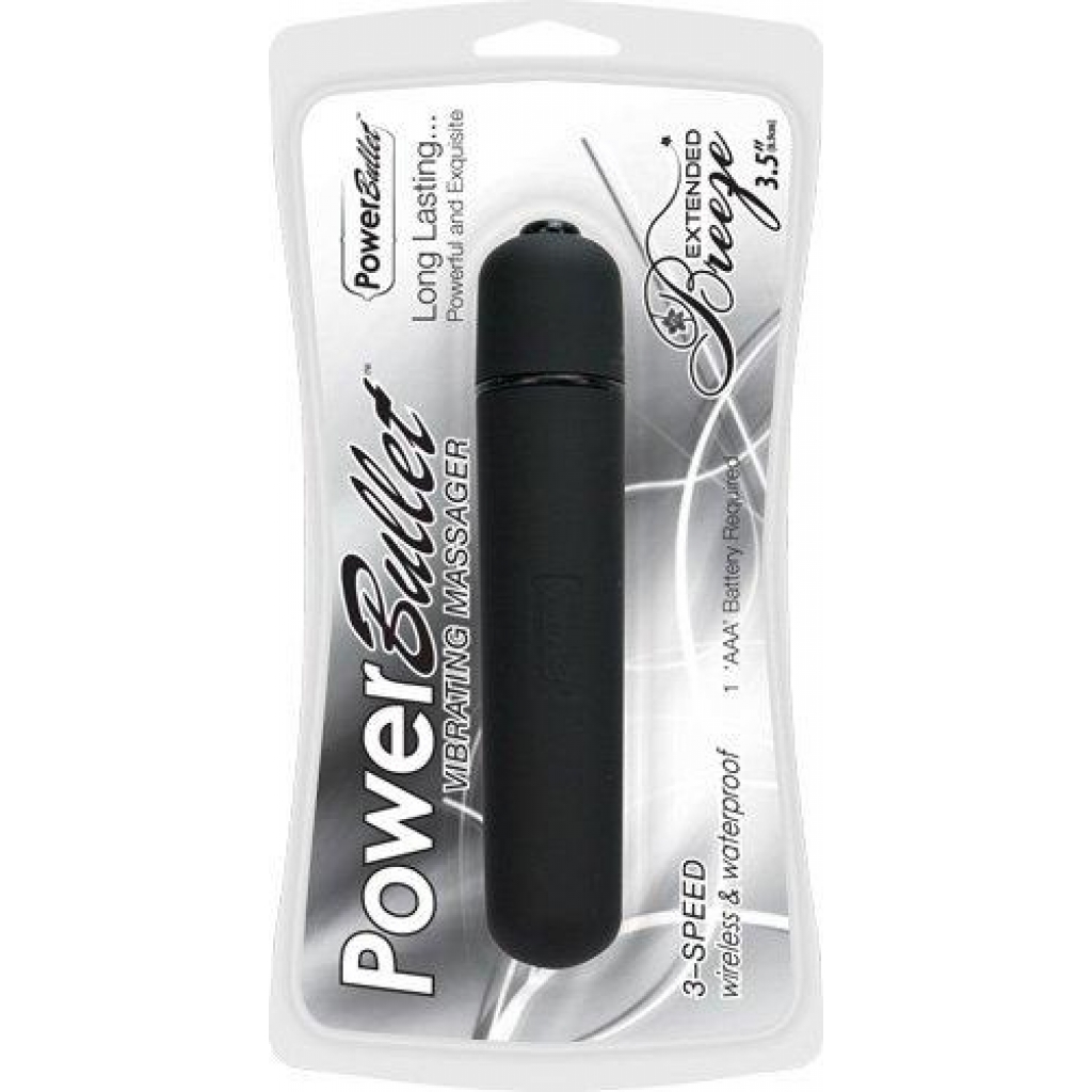 Power Bullet Breeze 3.5-inch Vibrator - Black