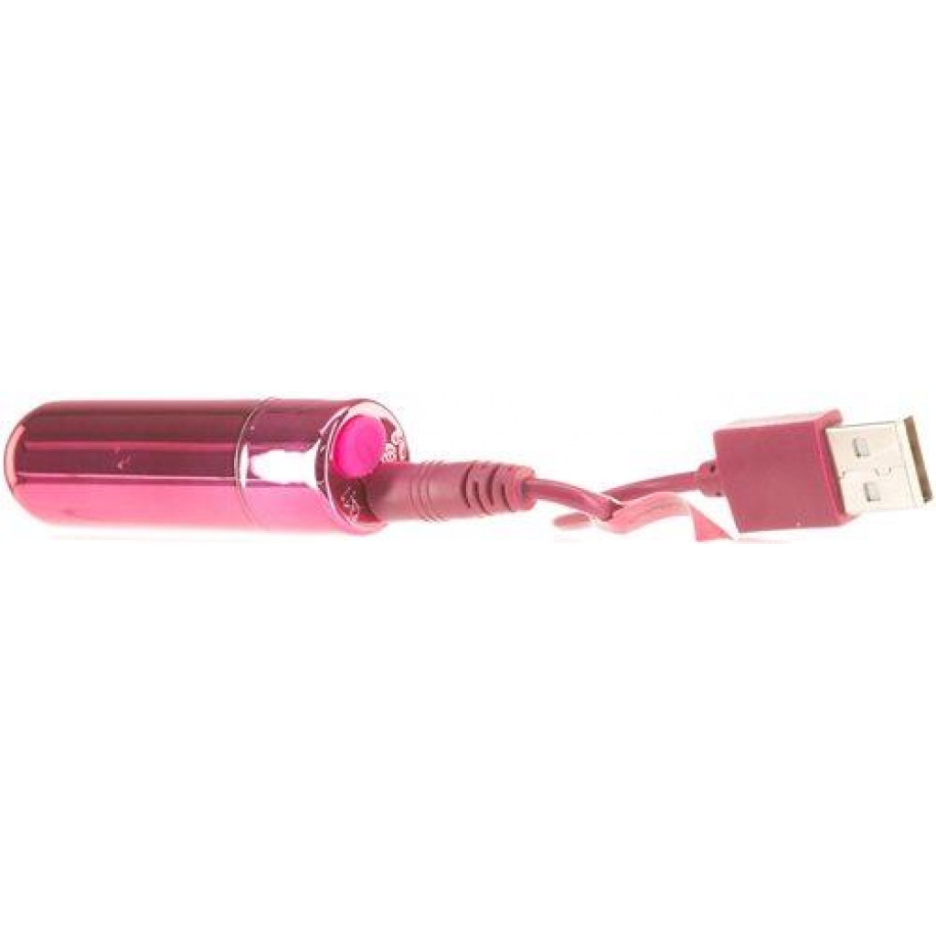 Power Bullet Rechargeable Waterproof Vibrator - Pink