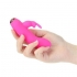 Power Bullet Alices Bunny - 4 Inch, 10 Function Vibrator in Pink