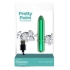 Power Bullet Pretty Point - 10 Function Teal Green Vibrator