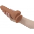 Addiction 100% Silicone Steven 7.5in Dildo - Caramel Tan