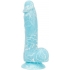 Addiction Luke 7.5 inches Blue Glow In The Dark Dildo