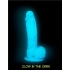 Addiction Luke 7.5 inches Blue Glow In The Dark Dildo