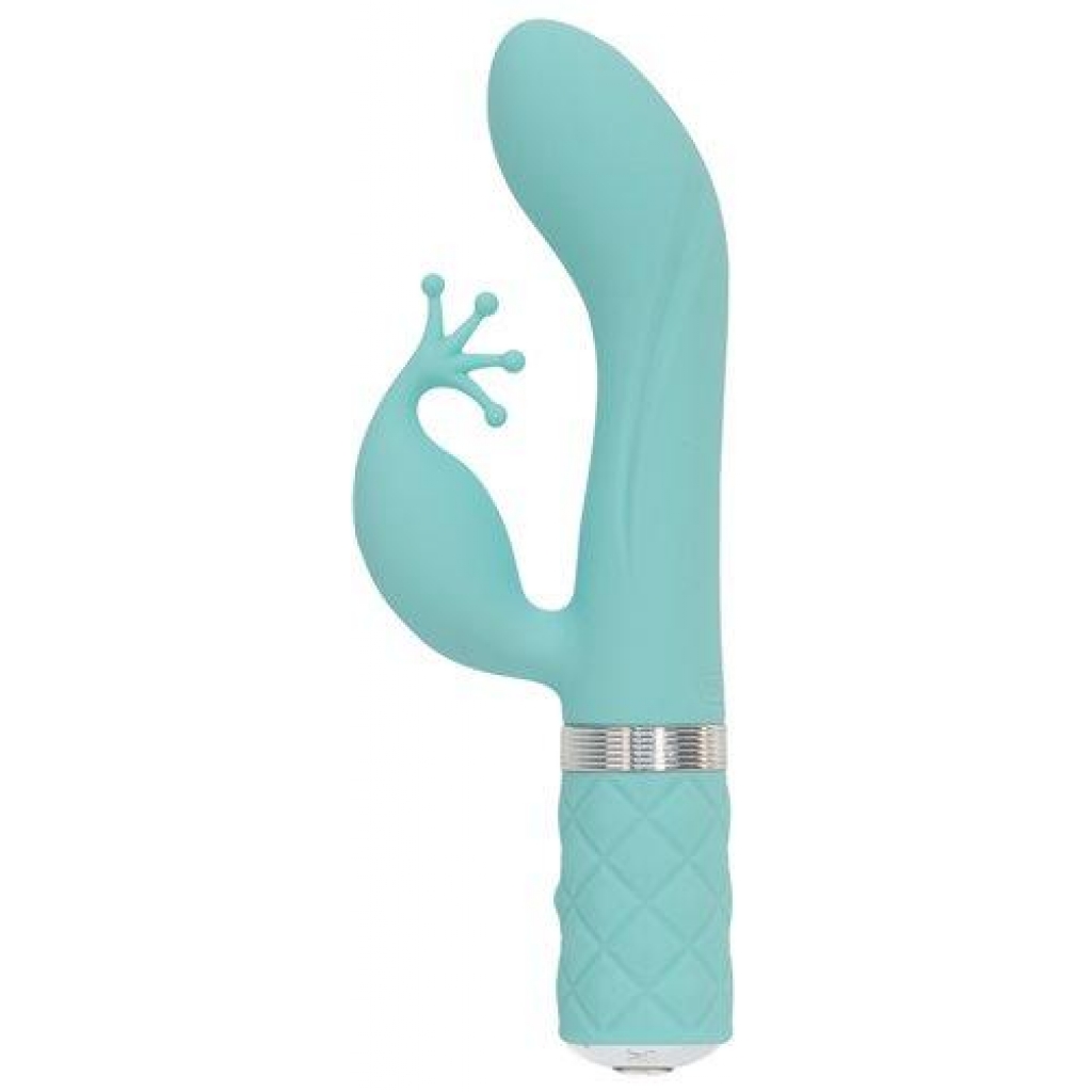 Pillow Talk Kinky Clitoral with Swarovski Crystal - Teal