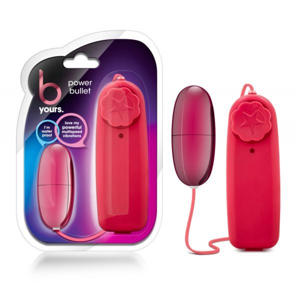 Yours Power Bullet Vibrator - Watermelon Burst Cerise Pink