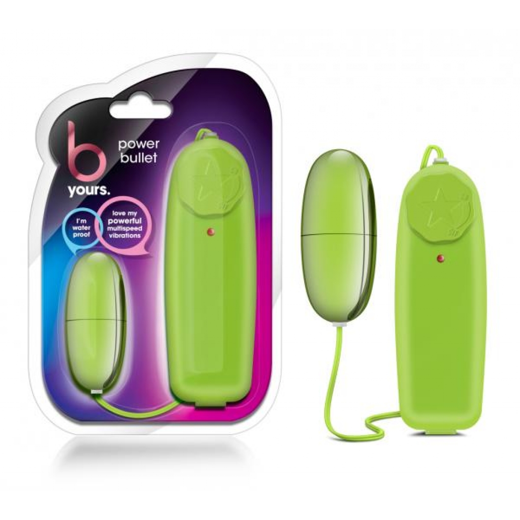 Power Bullet Lemon Lime Swirl Green Vibrator for Versatile Stimulation